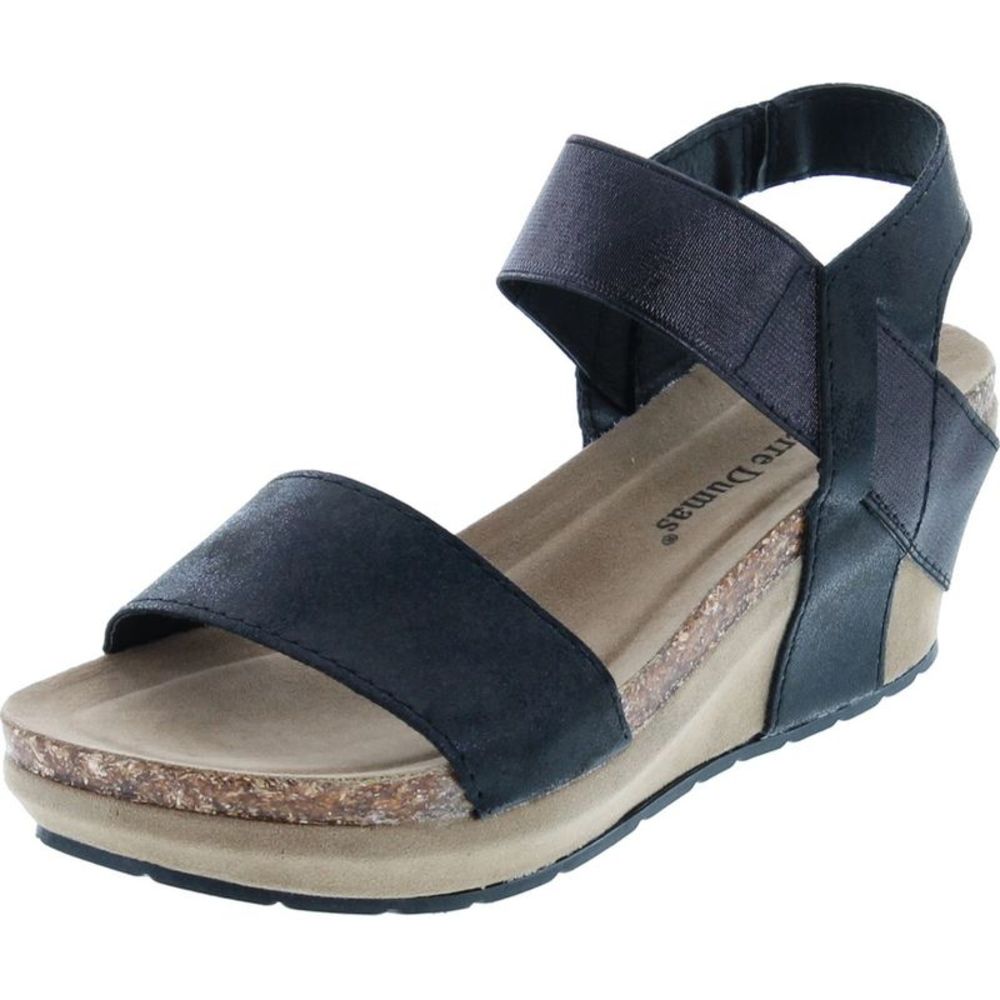 Pierre Dumas Chantal-2 Black Womens sandals 8.5 NEW